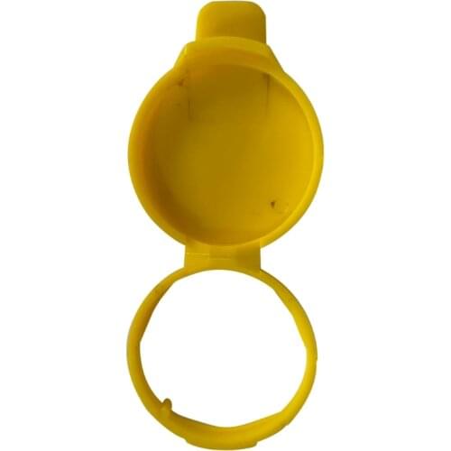 Car Windshield Washer Bottle Yellow Nozzle Cap Cover/ Reservoir Cap Lid for Saab 9-3 SS (03-) 9-5 (98-10)