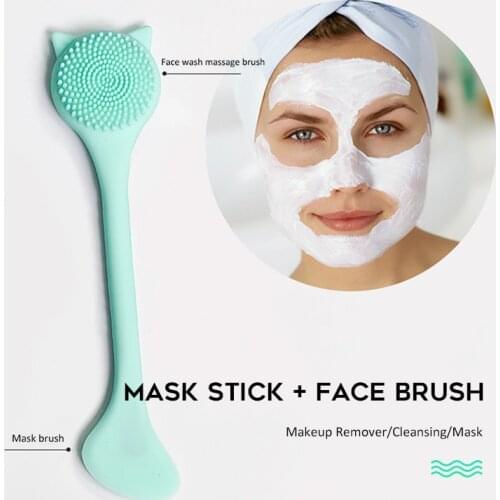 1pc Soft Silicone Facial Cleansing Brushes Exfoliating Pore Cleaner Skin Care Tool Massager Beauty Nose Brush For Daily Dropship