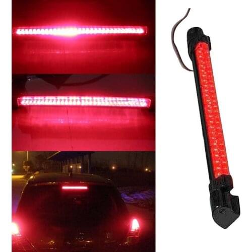 12V 24 LED High Mount Stop Rear Tail Warning Light Lamp Red Car Auto Third 3RD Brake Light Parking Super Bright Long Life#279606