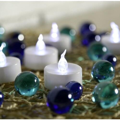 36X Led Battery Operated Flameless Electronic Tealight Candle White Wedding Party Tea Light