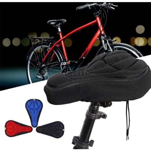 3D Bike Saddle Seat Cushion Bicycle Protective Gear Breathable Thickened Soft Stereo Pad Foam Seat Covers Bike Accessories