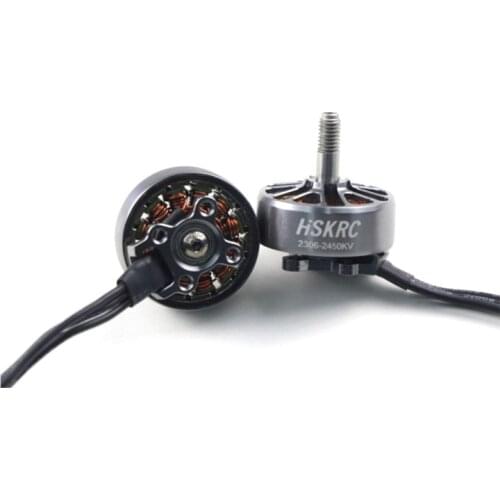 4PCS HSKRC 2306 2450KV 2-5S Brushless Motor for RC FPV Racing Freestyle Drones Replacement DIY Parts