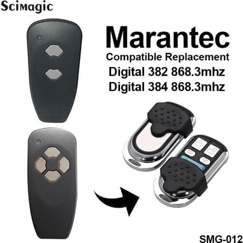 868.35MHz Hormann MARANTEC remote control clone For HSM 2 HSM 4 Marantec Digital D382 868 Digital D384 868 garage command