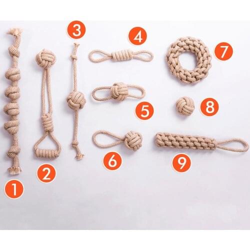 9 -pack Dog Rope Pet Chew Toy Set Assorted Dog Toys Dogs Pets Accessories Dog Chew Toys Pet Products