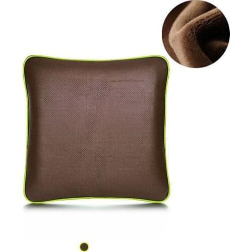 Car Auto Seat Supports Back Support Set Inside Blanket or Pillow Lumbar Support Relieve Driver Waist Pain Black office chair