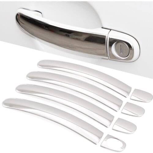 Auto Accessories Fit For Volkswagen VW Jetta MK6 POLO 9N Tiguan Touran Bora Seat Stainless steel Door handle cover