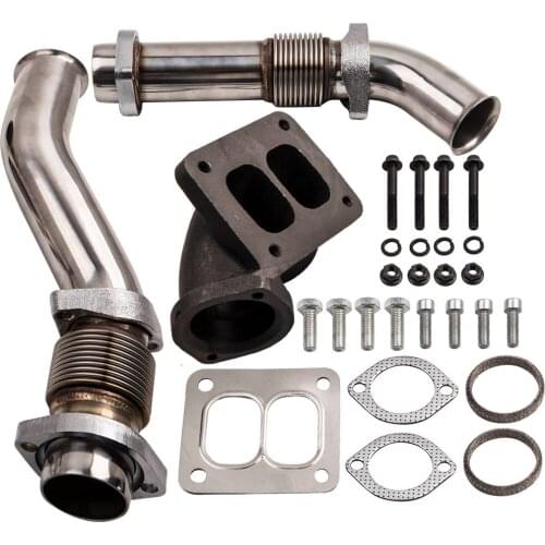 Bellowed Up Pipe Kit for Ford 7.3 7.3L Powerstroke Diesel 1994 1995 1996 1997