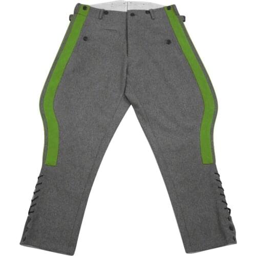 GUWJ-002 WWII German police General stone grey wool Breeches
