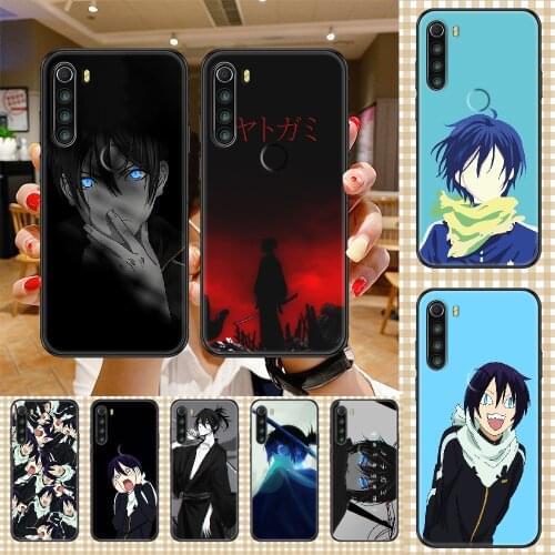 Anime Noragami Yato Phone case For Xiaomi Redmi Note 7 7A 8 8T 9 9A 9S 10 K30 Pro Ultra black luxury back 3D hoesjes art prime