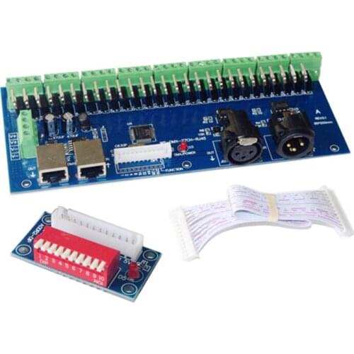 DC12V-24V 27 channel led DMX512 decoder 27 channel 9 groups 27A max DMX decoder DMX512 XRL 3P led controller