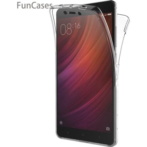 For Xiaomi Redmi Note 4 4X Case 360 Degree Full Cover Soft Clear Transparent Silicone Cover for Redmi Note 4X Pro Global Version