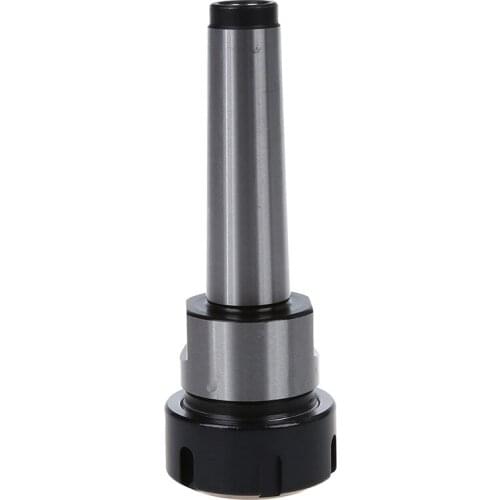 ER32 MT3 M12 Taper Collet Chuck Holder CNC Milling Lathe Straight Tool Silver+Black