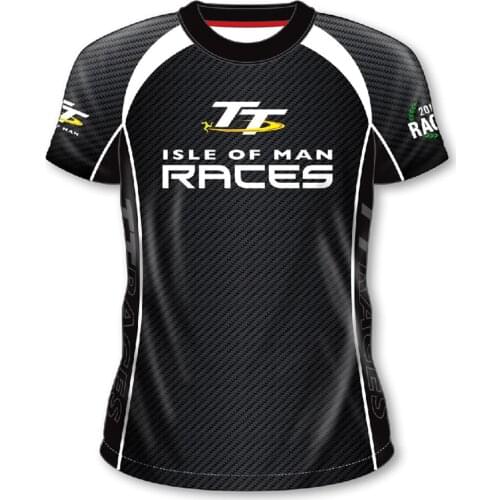 Isle of Man TT Racing T-shirt Stylish Motorcycle Knight Glory T Shirts Mtb Bmx MX DH Motocross Short Jersey