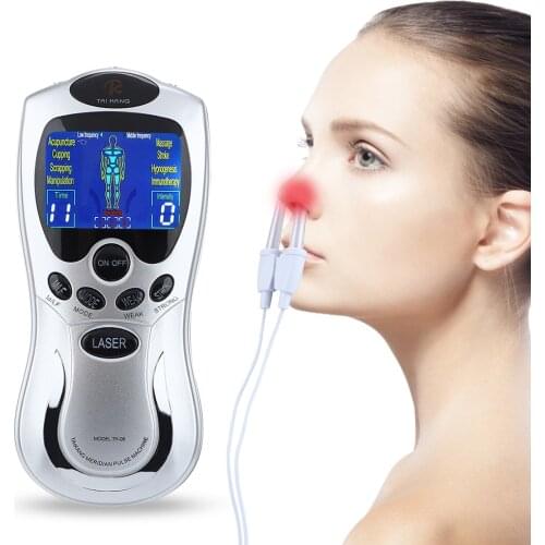 Laser Pulse Nose Rhinitis Electric Allergy Rhinitis Therapy Machine Nose Care Device Allergy Reliever Treatment 8 Body Massage