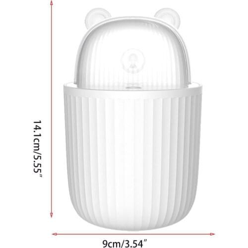 LX9B Humidifier Ambient Light 2 in 1 Portable humidifier with 7-colored lights, Small Humidifier for Babies, Office, Bedroom