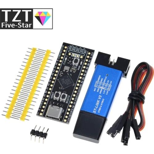 STM32F401 Development Board STM32F401CCU6 STM32F411CEU6 STM32F4 Learning Board For Arduino + ST-LINK V2 Download Programmer