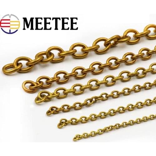 Fashion Solid Brass O Ring Wallet Chain Men Belt Pants Keychain Trousers Jeans Metal Bag Chains DIY Leather Crafts Accessories