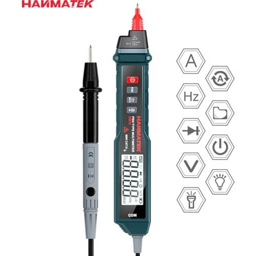 Smart Pen Type Multimeter Digital Display DM10 Non-contact ACV/DCV Portable, With LED Lighting