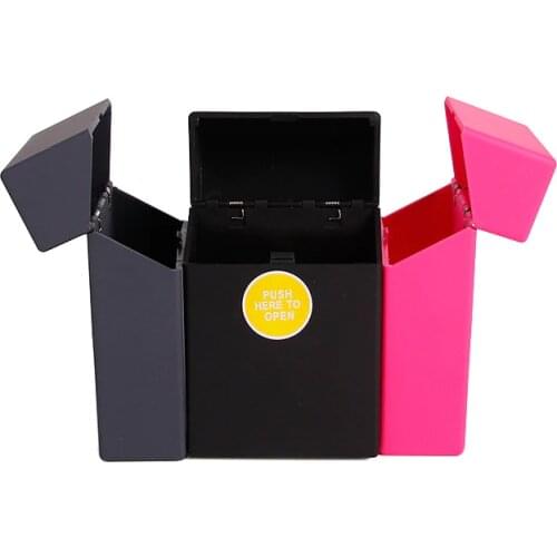 Mens and womens portable cigarette box The outer layer of paint cigarette case Plastic box cigarette case accessories