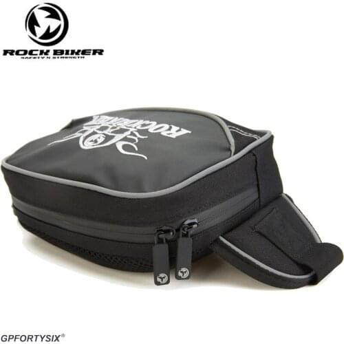 ROCK BIKER Mens Motorcycle Waist Bag Waterproof Oxford Hip Bum Waist Pack Drop Leg Cross On Bag Outdoor Bike Bicycle Waist Bag
