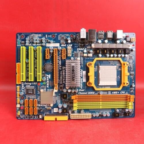 For Biostar TA790XE Original Used Desktop Motherboard Socket AM2 DDR2 SATA2 USB2.0