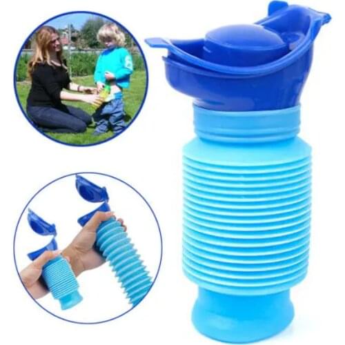 Outdoor Portable Urine bag Women Men Children 750ML Mini Toilet For Travel Camp Hiking Potty Children Training Foldable ansblue