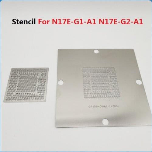 Direct Heating 90*90MM Stencil For N17E-G1-A1 N17E-G2-A1 N17E-G3-A1 N17P-G1-B-KC-A1 GP104-200-A1 GP104-300-A1 GP104-400-A1 GP106