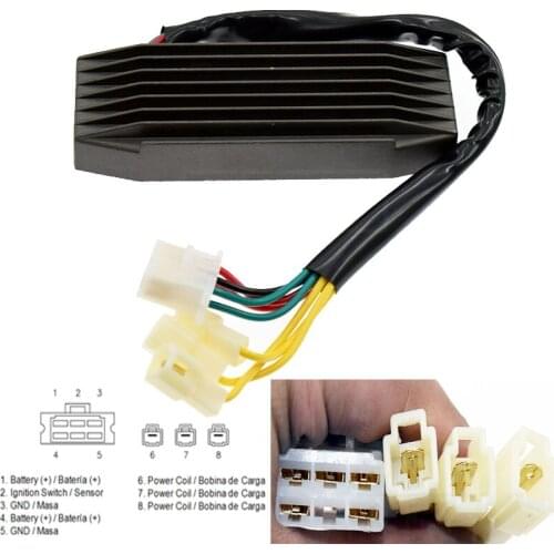 For Suzuki VS600 VS700 VS750 VS800 VS750GL VS750GLF VS750GLP VS800GL Intruder Motorcycle Voltage Regulator Rectifier 12V