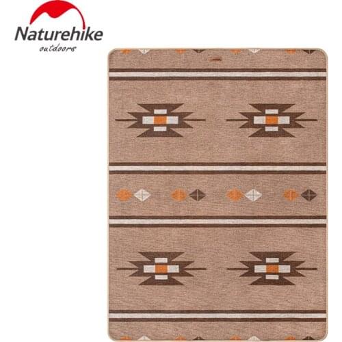 Naturehike Outdoor Portable geometric wool shawl camping Thicken warm carpet blanket shawl