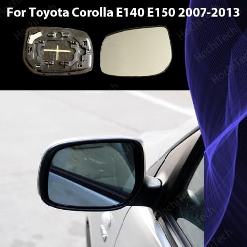 Replacement Rearview Exterior Wide Angle Wing Left & Right Mirror Glass For Toyota Corolla E140 E150 2007-2013