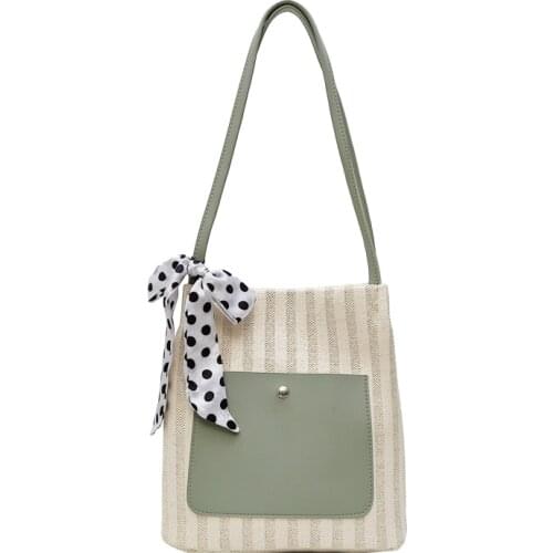 Bags for women 2020 new luxury handbags summer white fashion beach designer boho straw shoulder bag shopping portable coin purse