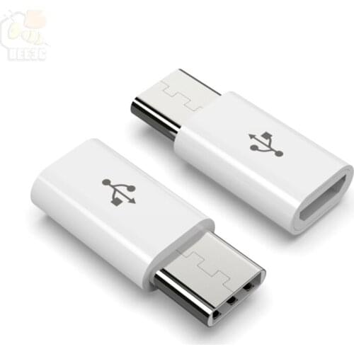 USB-C Type-C to Micro USB Data Charging Adapter For S8 PLUS Huawei P9 p10 p20 mate 10 20 Plus Honor 8 Xiaomi wholesale 1000pcs