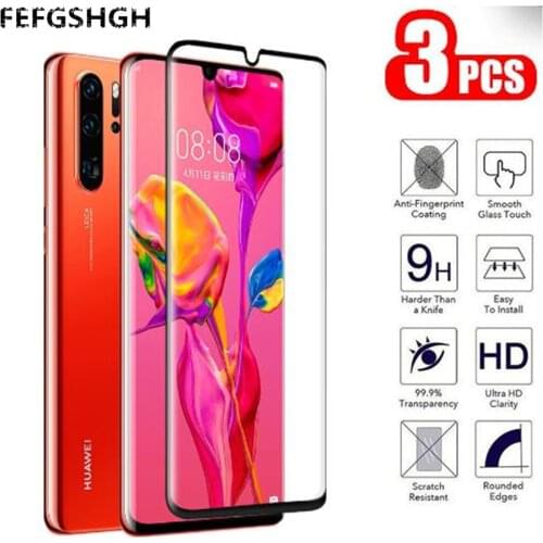 3D Safety Protective Glass On For Huawei P30 Pro Lite Light Lit Tempered Glas P30pro P30lite Huawey P 30 30Pro Armor 30Lite Cam