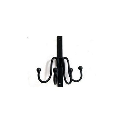 2018 Free shipping solid fashion clothes hanging hook coat hooks folding wall key bag purse handbag hook hanger holder