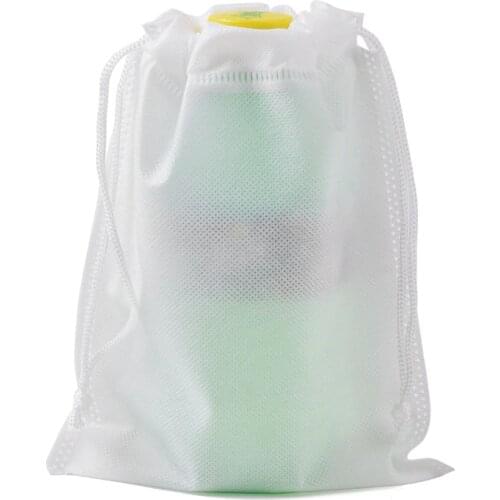 50pcs/lot 30x40cm Large Size Big Drawstring Non-Woven Bags For Packing Gift Shoes Storage Organize Bag Personalized Print Logo