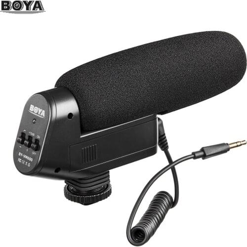 BOYA BY-VM600 Cardioid Directional Condenser Microphone Mic for Canon Sony Nikon Pentax DLSR Camera