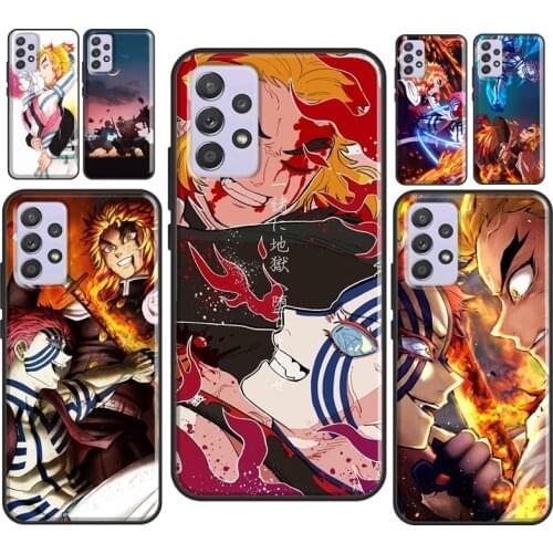 Akaza Kyojuro Rengoku For Samsung Galaxy A52 A12 A32 A72 A10 A40 A50 A70 A21S A20e A11 A31 A41 A51 A71 Case