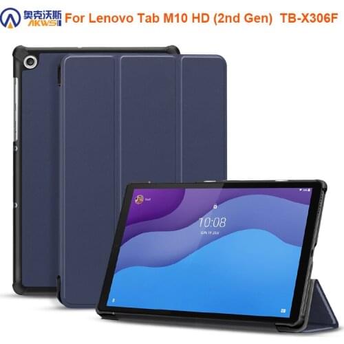 Case for Lenovo Tab M10 HD 2nd TB-X306X X306,10.1 Folding Cover for M10 HD 2nd Gen Slim Leather 10.1 Inch case 2020