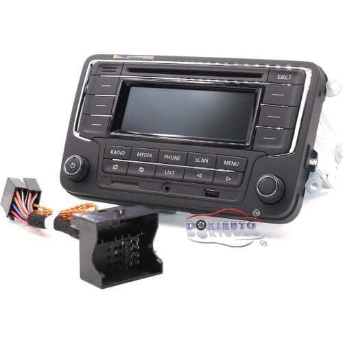 FOR Golf 5 6 Jetta Mk5 MK6 Passat B6 CC B7 RCN210 Plus Bluetooth-compatible MP3 USB Player CD MP3 Radio 3AD035185A