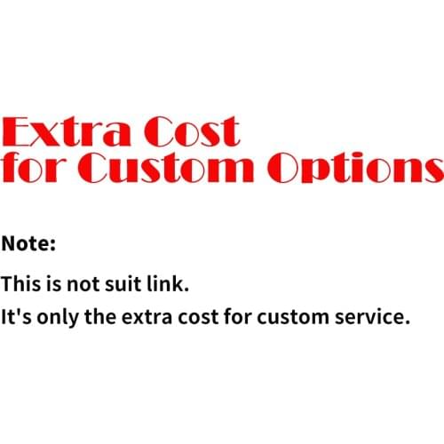 Extra Cost for Custom Options:Customized/Crotch Zipper/Separate Glove/Plush Inside/and So on