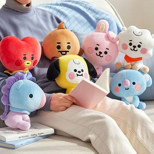 22cm Korean Super Star Soft Plush Toy Kawaii Animal Koala Rabbit Doll BTStuffed Pillow Dolls Childroom Decoration Gift