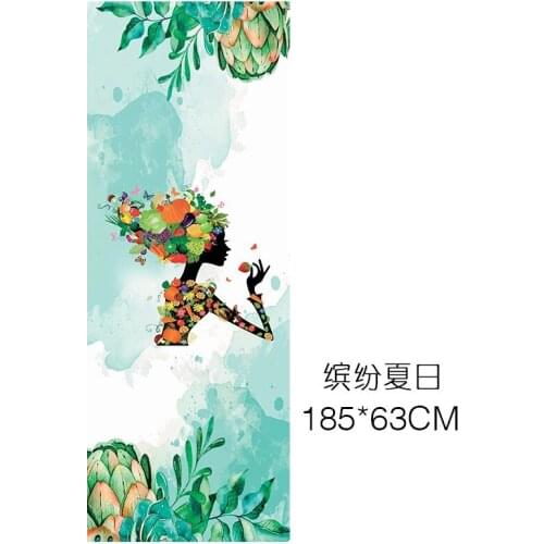 185x63cm Yoga Blankets Coperte per lo yoga Microfiber Yoga Towel Sweat-absorbent Non-slip Fitness Yoga Towel