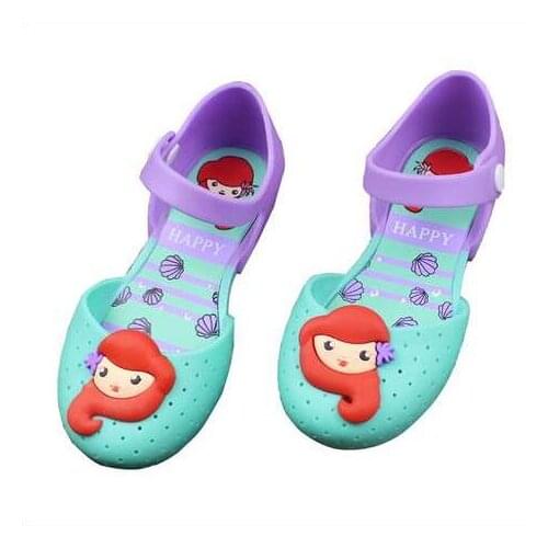 Children Shoes Girls Shoes Summer Fashion Little Mermaid Princess Sandals Kids Single Sandals Shoes Girls
