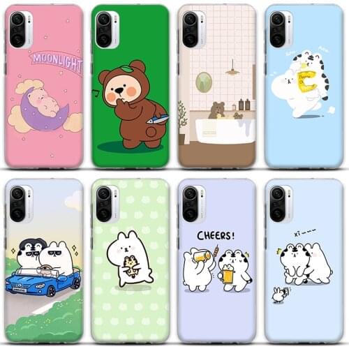 Cartoon tiger Phone Case For Xiaomi Mi 11 10T 10T Pro 10 S lite Ultra 9T 9 8 Note 10 Pro Poco F3 F2pro X2 Silicone Cover