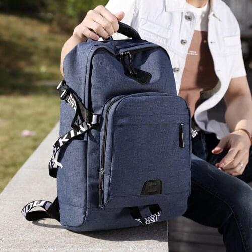 The New Shoulder Bag USB Convenient Charging Male and Female College Students Bag Leisure Travel Computer Backpack Backpack