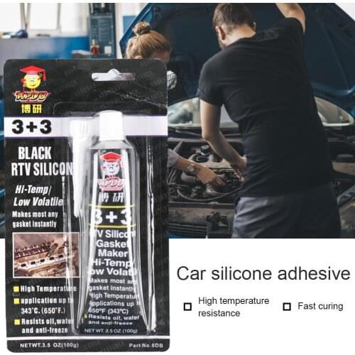 Universal Silicone Rubber Automotive Non-adhesive Gasket Oil Resistant Waterproof Plastic Wood Metal Rubber Tire Repair Glue