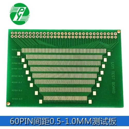 60PIN 0.0.0.7 0.750.8 0.9 1.0lcm TFT LCD Test Panel Universal Adapter Panel