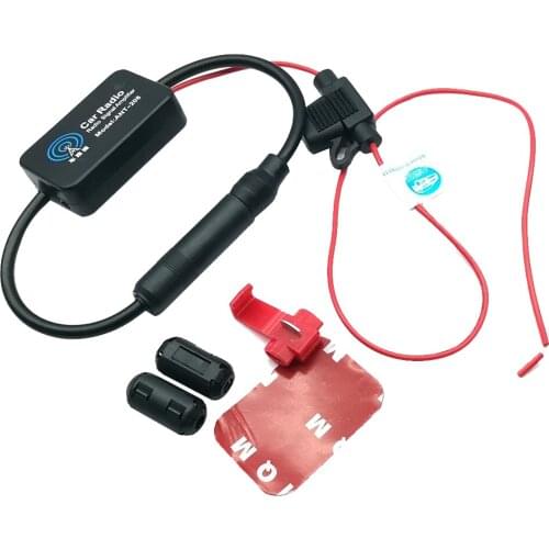 Universal Car Antenna Booster Car Automobile Arial Radio AM/FM Signal Antenna Amplifier Booster