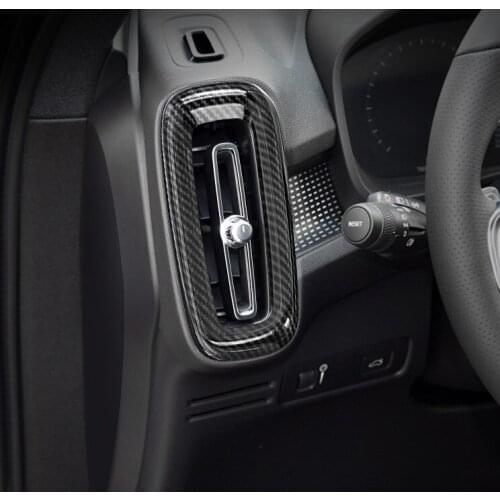 Bright strip patch for left and right air outlet trim frame for Volvo xc40 special center console air conditioner