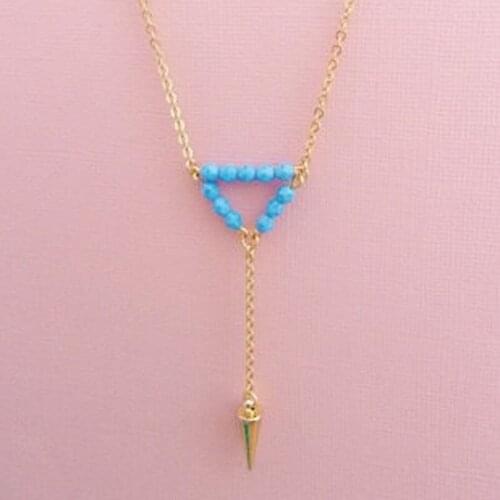 New Brand new fashion Tapered beads Pendant chocker vintage necklace For Women bijuterias collier ethnique bohemian jewelry